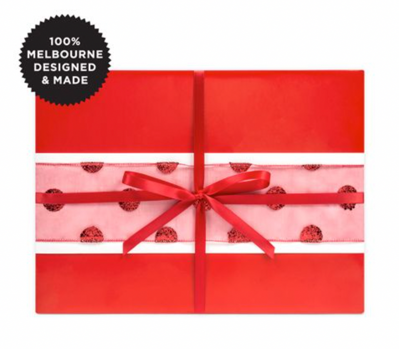 Red Gloss Wrapping Paper