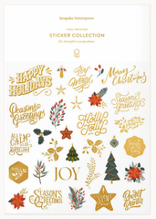 Christmas Greetings Sticker Collection