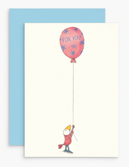 Bird with Balloon Mini Gift Card