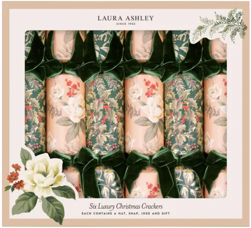 Laura Ashley Luxury Crackers - Dusky Hellebore