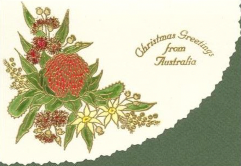 Waratah Christmas Card