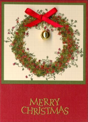 Wreath Christmas Card