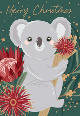 Merry Christmas Koala Christmas Card