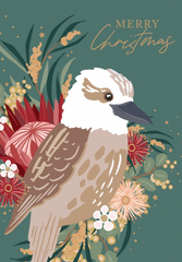 Merry Christmas Kookaburra Christmas Card