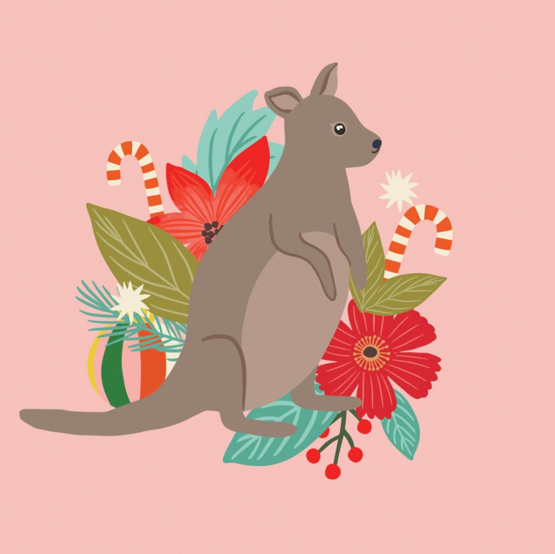 Christmas Wallaby Gift Card