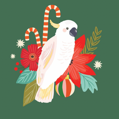 Christmas Cockatoo Gift Card