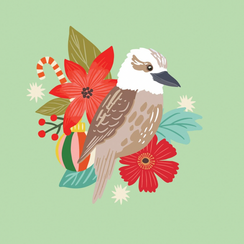 Christmas Kookaburra Gift Card