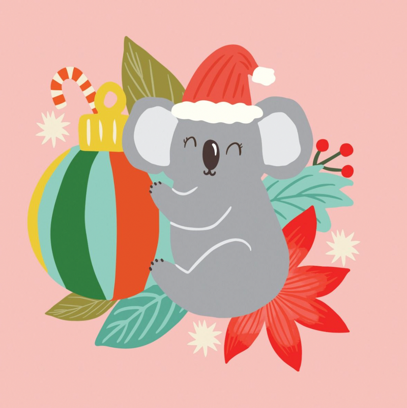 Christmas Bauble Koala Gift Card