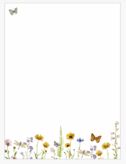 Wildflower Garden Letter Set