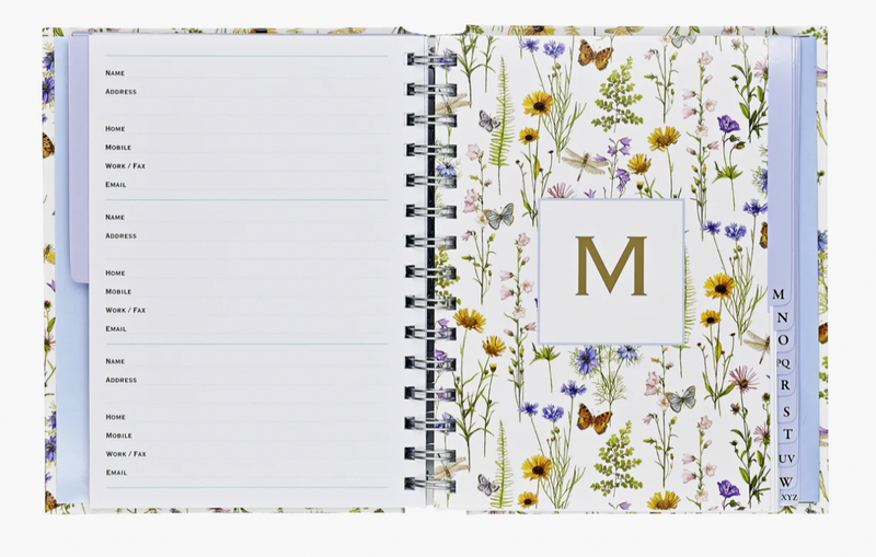 Wildflower Garden Address Book