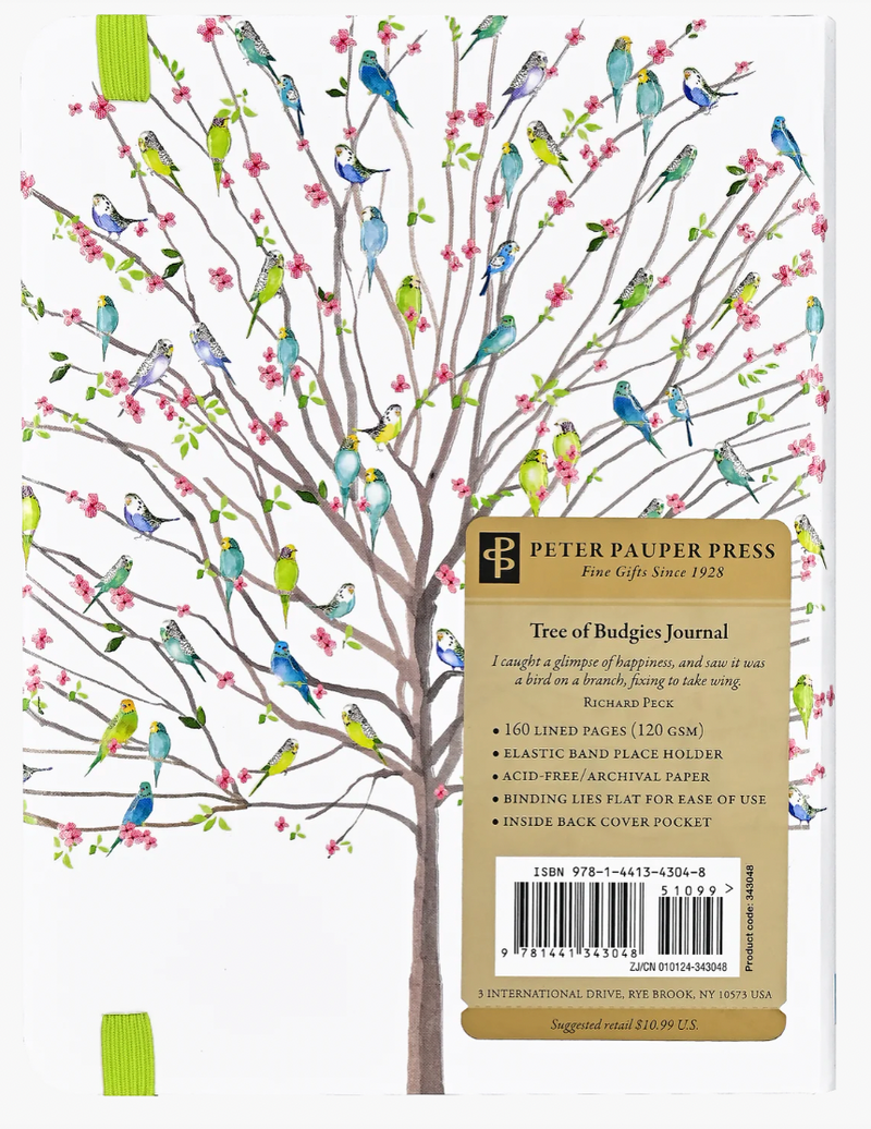 Mid Size Tree of Budgies Journal