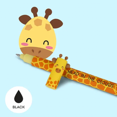 Giraffe Erasable Gel Pen - Black Ink