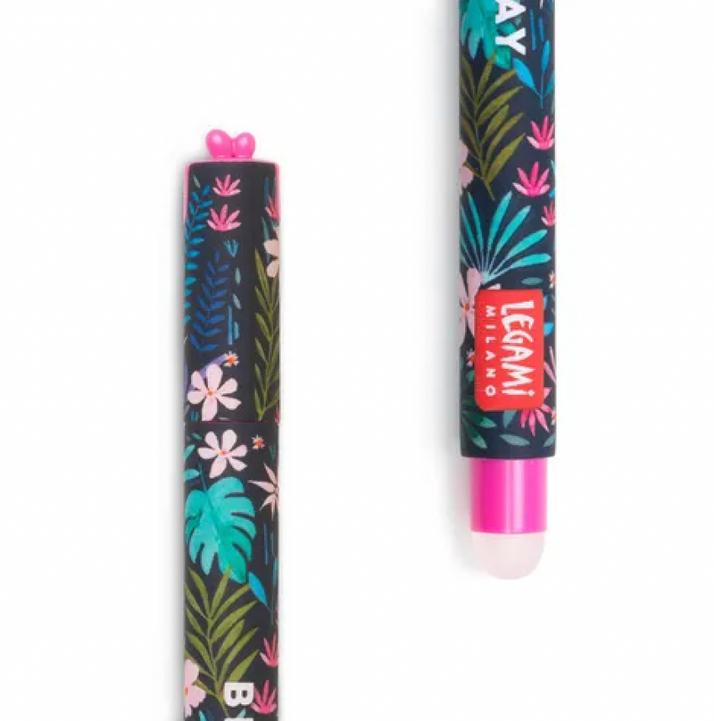 Flora Erasable Gel Pen - Turquoise Ink