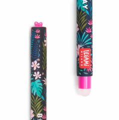 Flora Erasable Gel Pen - Turquoise Ink