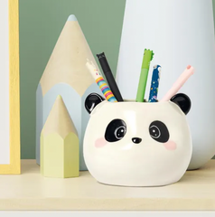 Desk Friends Ceramic Pen Holder - Panda