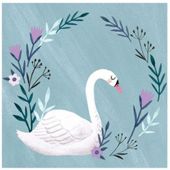 Swan Lake Pop-Up Card