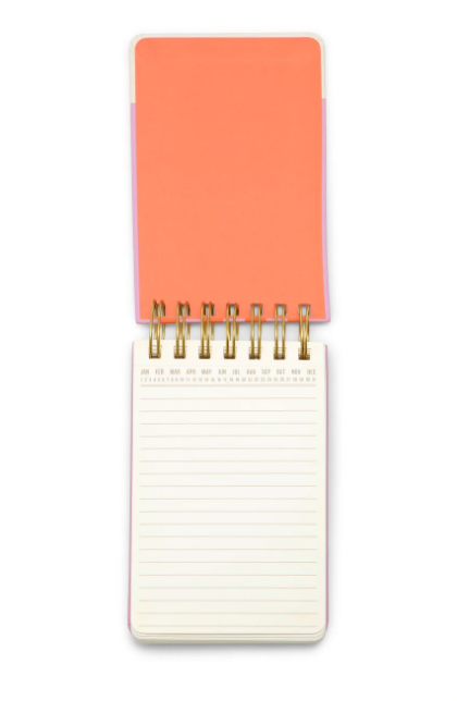 Twin Wire Chunky Notepad - Stripes