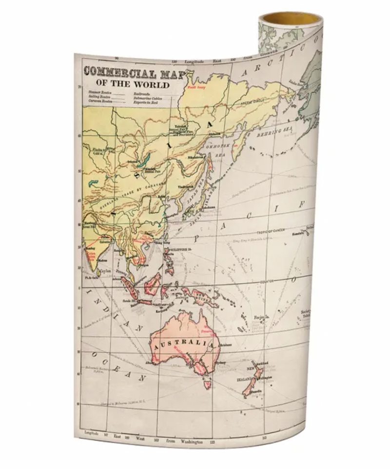 Wrapping Paper - Map