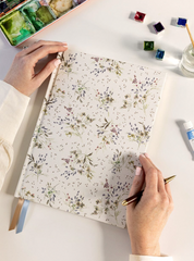 Linen Bound Art Sketch Journal