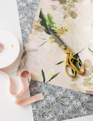 Peony Studies/Primrose Double Sided Gift Wrap