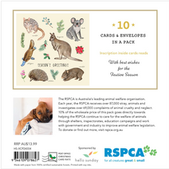 RSPCA Christmas Card Pack - Australian Fauna