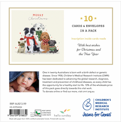 CMRI Christmas Card Pack - Furry Friends