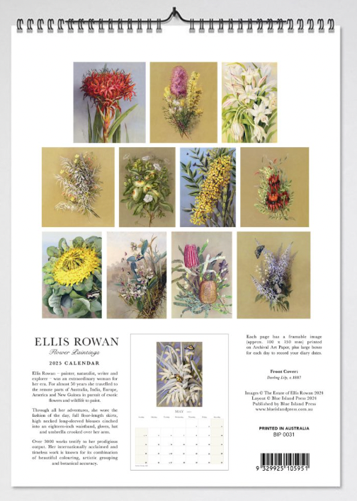 Ellis Rowan 2025 Wall Calendar