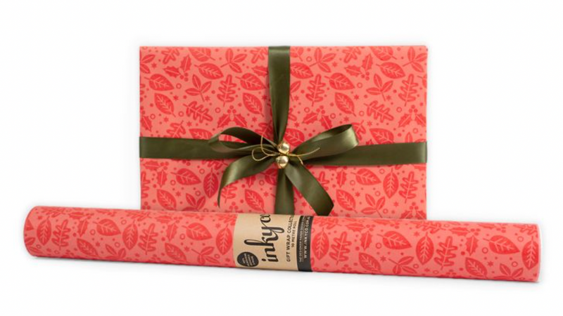 Yule Forest Red Wrapping Paper