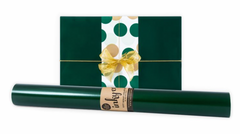 Dark Green Metallic Wrapping Paper