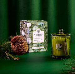 Winter Pine Christmas Candle