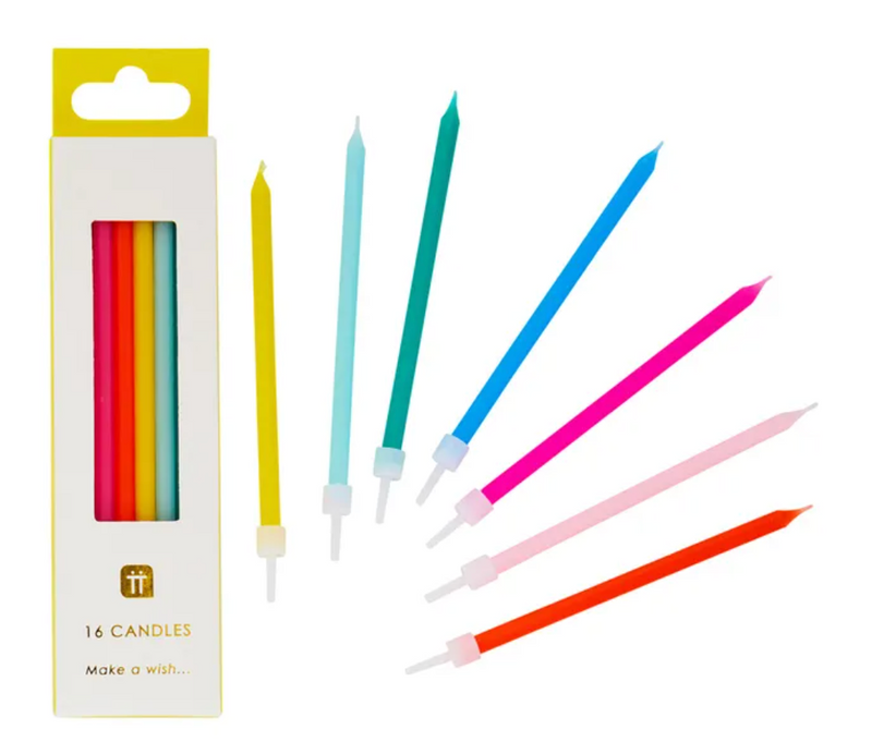 Rainbow Birthday Candles