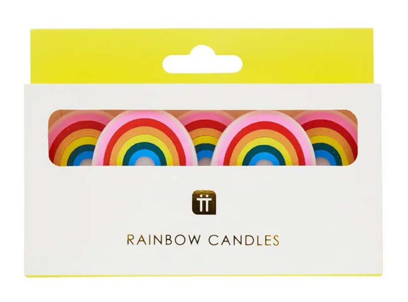 Rainbow Shaped Candles