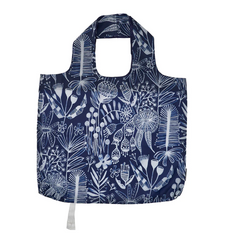 Shopping Tote - Navy Natives