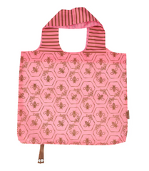 Shopping Tote - Pink Bee