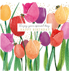 Happy Birthday Tulips