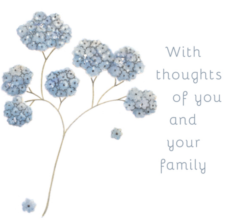 With Thoughts of You and Your Family