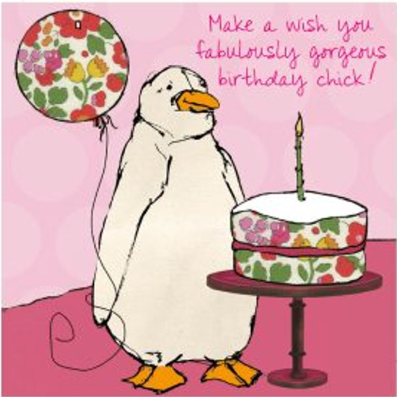 Make a Wish Gorgeous Birthday Chick!
