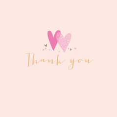 Thank You Pink Hearts