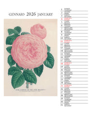 2026 Desk Calendar - Botanica