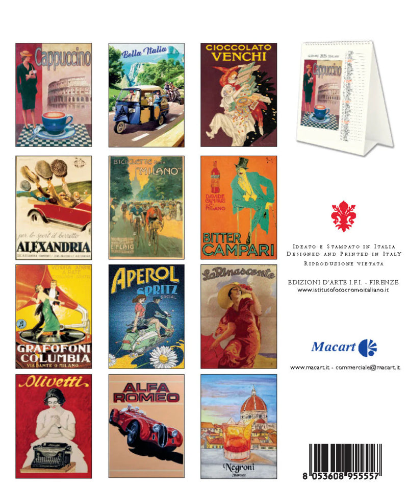 2026 Desk Calendar - Vintage Posters