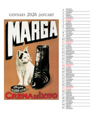2026 Desk Calendar - Gatti