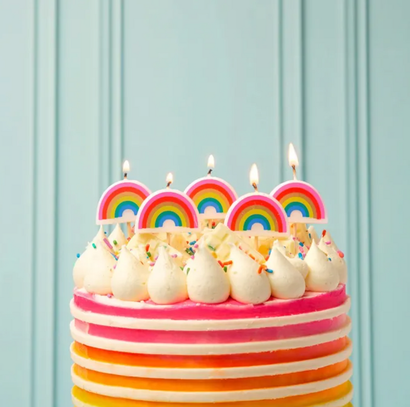 Rainbow Shaped Candles