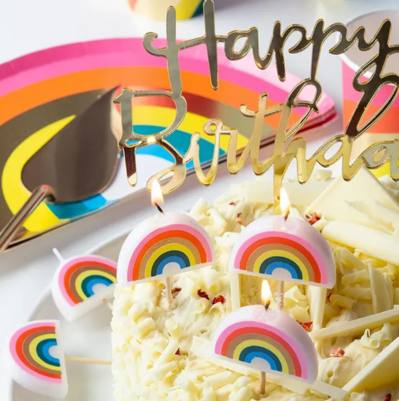 Rainbow Shaped Candles