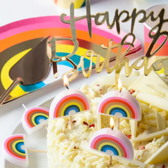 Rainbow Shaped Candles