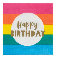 Rainbow Birthday Napkins