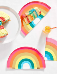 Rainbow Paper Plates