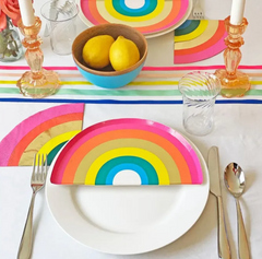 Rainbow Paper Plates