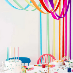 Rainbow Paper Streamers