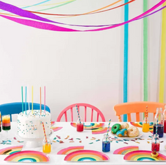 Rainbow Paper Streamers