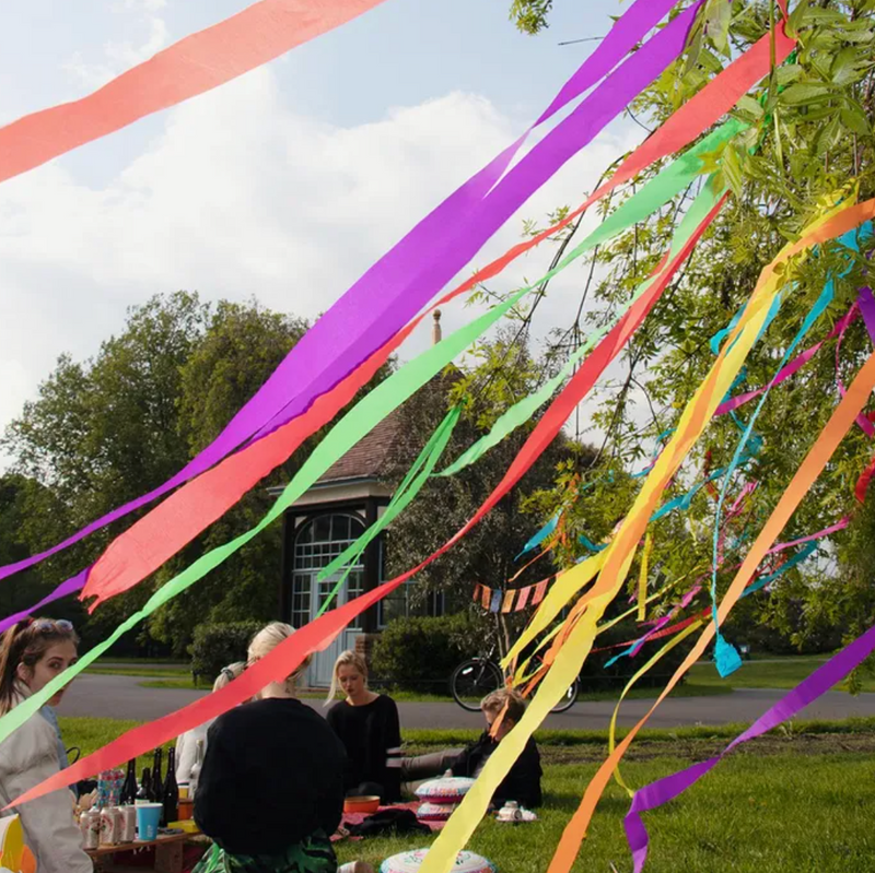 Rainbow Paper Streamers